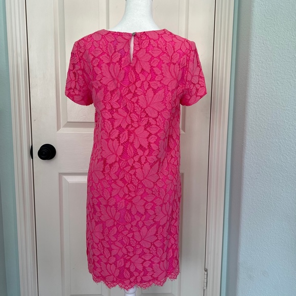 NWT Hot Pink CeCe Lace Dress - Picture 11 of 11